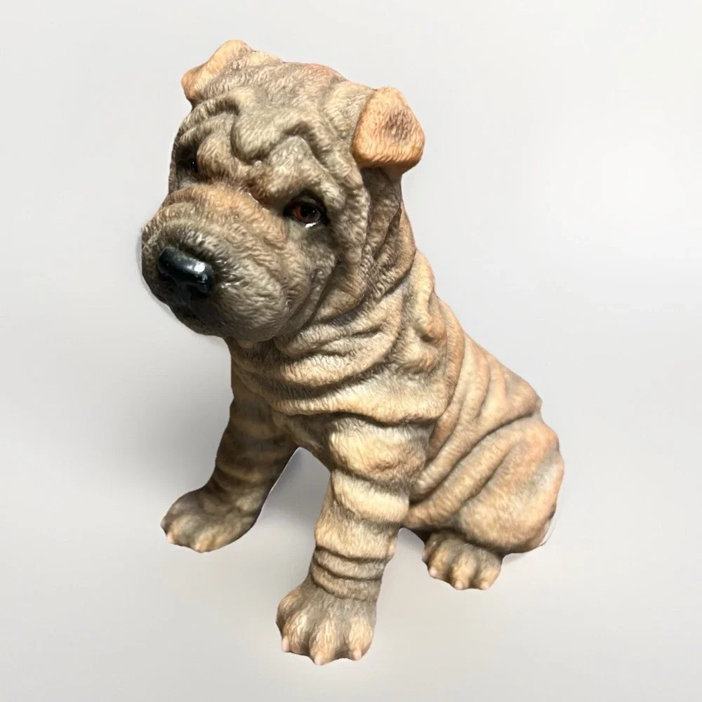 Vintage Lenox‎ Shar-pei Dog Figurine Porcelain Dog Limited Edition 2001 Sharpei